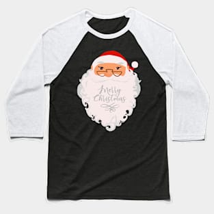 Merry Christmas Santa Cruz Baseball T-Shirt